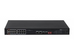 DAHUA Switch niezarządzalny Dahua PFS3218-16ET-135 16x10/100M PoE 2x1G Combo