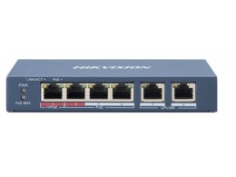 HIKVISION Switch niezarządzalny HIKVISION DS-3E0106HP-E / PoE 10/100M