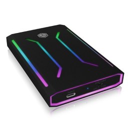 IcyBox Obudowa IB-G226L-C31 2,5, TYPE-C 3.1, RGB, Gaming