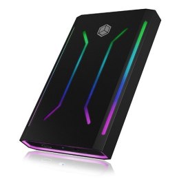 IcyBox Obudowa IB-G226L-C31 2,5, TYPE-C 3.1, RGB, Gaming