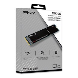 PNY Dysk SSD 250GB M.2 CS900 M280CS900-250-RB