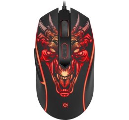 Defender Mysz przewodowa Defender MONSTRO GM-510L 3200dpi 6P Gaming + GRA