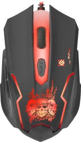 Defender Mysz przewodowa Defender SKULL GM-180L 3200dpi 6P + podkładka Gaming + GRA