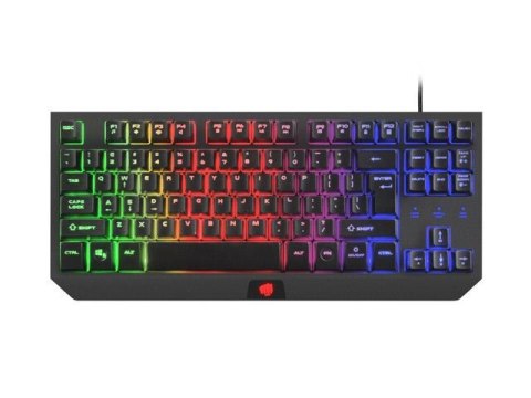 Fury Klawiatura przewodowa Fury Hurricane TKL Gaming podświetlana czarna