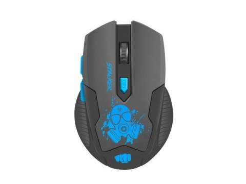 Fury Mysz bezprzewodowa Fury Stalker optyczna Gaming 2000 DPI czarno-niebieska