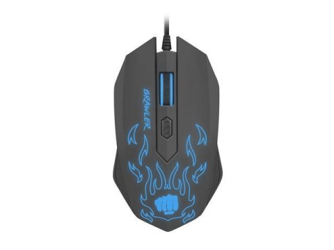 Fury Mysz przewodowa Fury Brawler optyczna Gaming 1600 DPI czarna