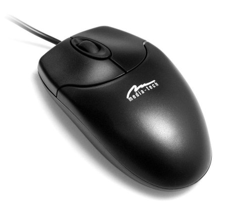 MEDIA-TECH Mysz przewodowa Media-Tech OPTICAL MOUSE MT1075KU optyczna czarna