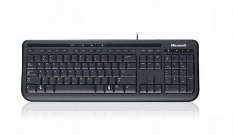 Microsoft Klawiatura przewodowa Microsoft Wired Keyboard 600 USB czarna