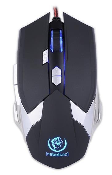 Rebeltec Mysz przewodowa Rebeltec DESTROYER optyczna Gaming USB czarna