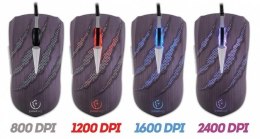 Rebeltec Mysz przewodowa Rebeltec MAGNUM optyczna Gaming USB czarna