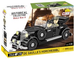 COBI KLOCKI COBI HC WWII 2261 SAMOCHÓD DE GAULLE'S 1936 HORCH 830BL 244 kl.