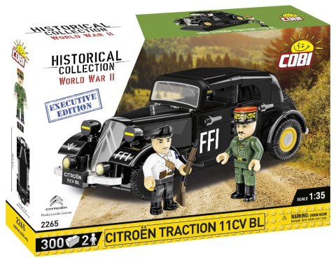 COBI KLOCKI COBI HC WWII 2265 SAMOCHÓD CITROEN TRACTION 11 CV BL EXE 300KL./2FIG.