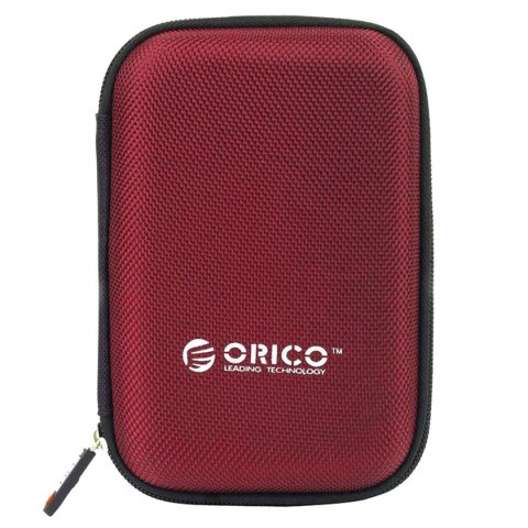 ORICO Etui Orico PHD-25-BK-BP na dysk zewnętrzny, materiałowe, czerwone