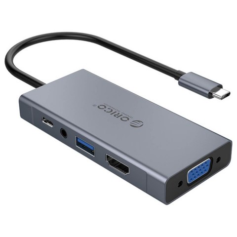 ORICO Stacja dokująca Orico MC-U501P-GY-BP USB-C - VGA, HDMI, audio, PD 60 W