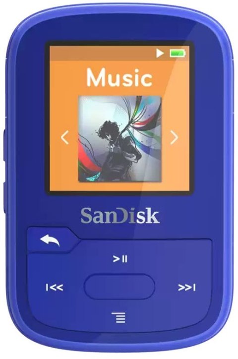 SANDISK ODTWARZACZ SANDISK MP3 32GB CLIP SPORT PLUS - Niebieski