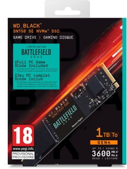 WD WD_BLACK SN750SE NVMe SSD Battlefield 2042 Edition 1TB