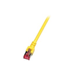 EFB-Elektronik Patchcord 100% miedź EFB Cat.6 LSZH S/FTP, 3m, żółty