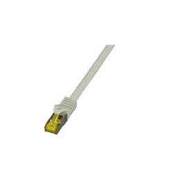 EFB-Elektronik Patchcord 100% miedź EFB Cat.6a LSZH S/FTP, 1m, szary Kabel Cat.7