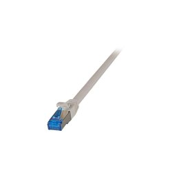 EFB-Elektronik Patchcord 100% miedź EFB Cat.6a Superflex S/FTP, 0,5m, szary