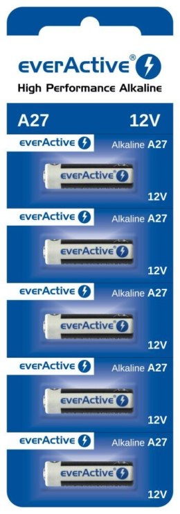 EverActive Baterie alkaliczne 27A 12V blister 5 szt.