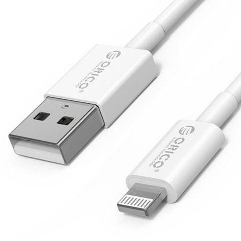 ORICO Kabel USB - Lightning Orico AL01-10-WH-BP certyfikat MFi, 18 W