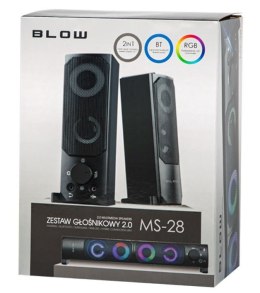 BLOW Głośniki komputerowe 2.0 soundbar MS-28