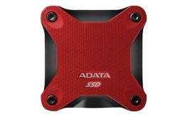 ADATA Dysk zewnętrzny ADATA SD600 256GB 2.5'' USB 3.1 Czarno-czerwony