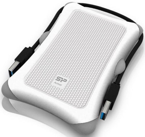 SILICON POWER Dysk zewnętrzny Silicon Power ARMOR A30 2TB USB 3.0 WHITE / PANCERNY / wstrząsoodporny