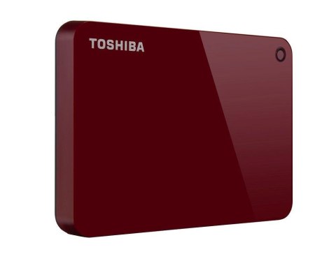 TOSHIBA Dysk zewnętrzny Toshiba Canvio Advance 4TB, USB 3.2, red