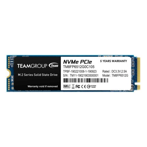 Team Group Dysk SSD Team Group MP33 512GB M.2 2280 PCI-e (1700/1400)