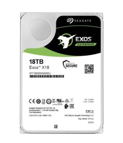 Seagate Dysk Exos X18 10TB 4Kn SATA 3,5 ST10000NM018G