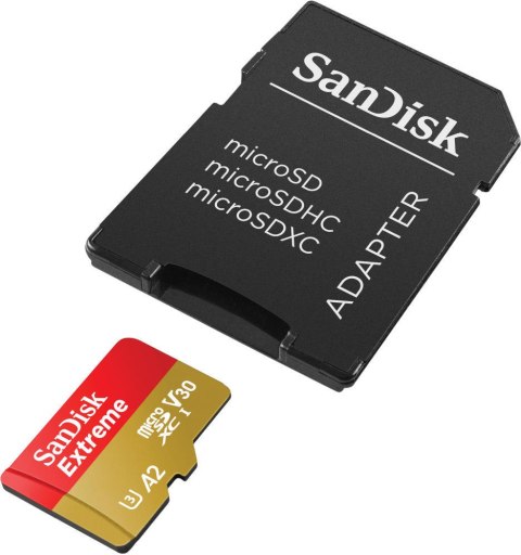 SANDISK KARTA EXTREME microSDXC 1 TB 190/130 MB/s A2 C10 V30 UHS-I U3