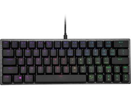 Cooler Master Klawiatura SK620 podświetlenie RGB Low profile Switch Red