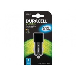 DURACELL Duracell ładowarka samochodowa 5V 2 x USB-A 2.4A czarny