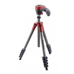 MANFROTTO STATYW MANFROTTO COMPACT ACTION 5 SEKC. Z GŁOWICĄ HYBRYD CZERWONY