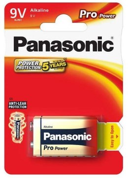 PANASONIC PANASONIC BATERIA ALKALICZNA 6LR61/9V PRO POWER - 1 szt blister