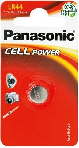 PANASONIC PANASONIC BATERIA ALKALICZNA LR44 - 1 szt blister