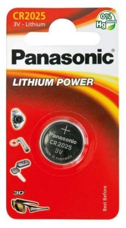 PANASONIC PANASONIC BATERIA LITOWA CR2025 - 1szt blister