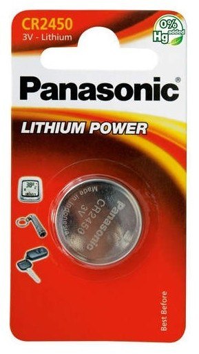 PANASONIC PANASONIC BATERIA LITOWA CR2450 - 1szt blister