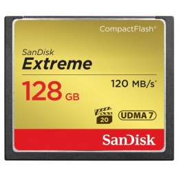 SANDISK KARTA SANDISK EXTREME CF 128 GB 120/85MB/s