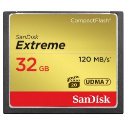 SANDISK KARTA SANDISK EXTREME CF 32 GB 120/85MB/s