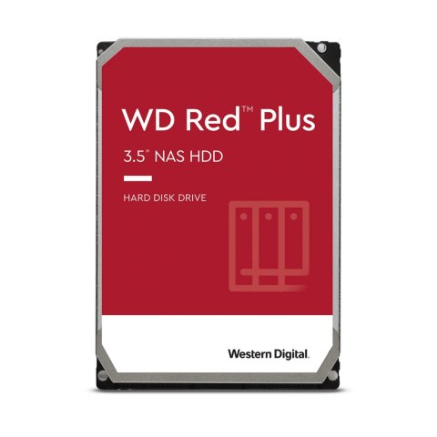 Dysk HDD WD Red Plus WD120EFBX (12 TB ; 3.5"; 256 MB; 7200 obr/min)