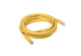 Patchcord UTP A-LAN KKU5ZOL0.5 (RJ45 - RJ45 ; 0,50m; UTP; kat. 5e; kolor żółty)