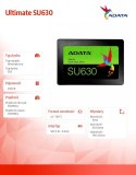 Adata Dysk SSD Ultimate SU630 240G 2.5 S3 3D QLC Retail