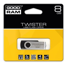 GOODRAM TWISTER 8GB Black USB2.0