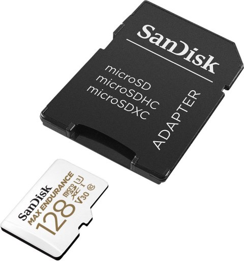 SANDISK KARTA SANDISK MAX ENDURANCE (rejestratory i monitoring) microSDXC 128GB z adapterem