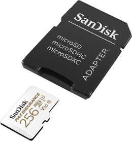 SANDISK KARTA SANDISK MAX ENDURANCE (rejestratory i monitoring) microSDXC 256GB z adapterem