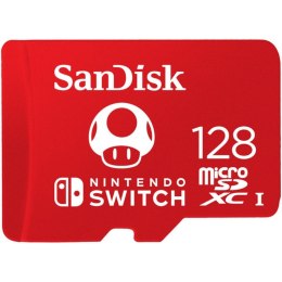 SANDISK KARTA SANDISK NINTENDO SWITCH microSDXC 128 GB 100/90 MB/s V30 UHS-I U3