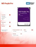 Western Digital Dysk wewnętrzny WD Purple Pro 10TB 3,5 256MB SATAIII/72000rpm