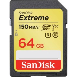 SanDisk Karta pamięci Extreme SDXC 64GB 150/60 MB/s V30 UHS-I U3